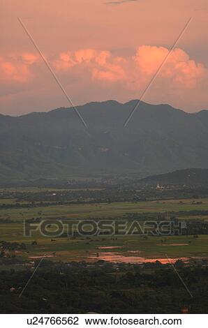 Mandalay landscape at dusk View Large Photo Image Stock Image - Mandalay landscape at dusk. Fotosearch