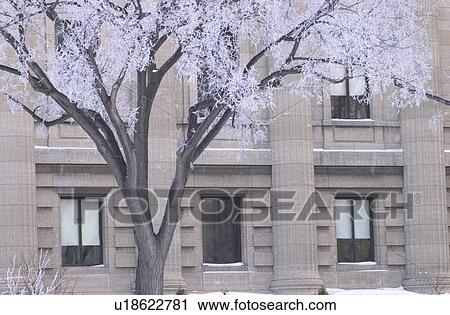 Stock Image - Winnipeg Manitoba, Canada Winter Scenes. Fotosearch