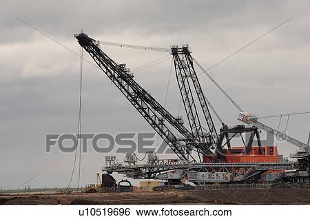 Stock Photograph - Crane at Oil Sands. Fotosearch