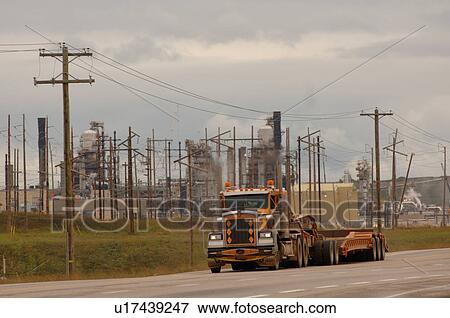 Truck at Oil Sands View Large Photo Image Stock Photo - Truck at Oil Sands. Fotosearch