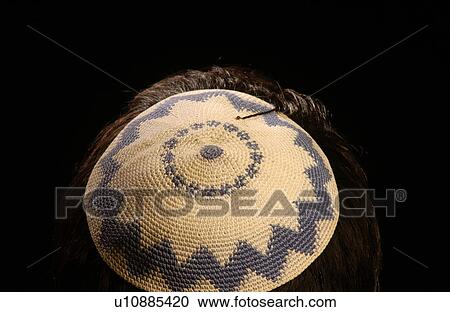 Stock Image - Jewish Kippah, Yarmulke - skullcap. Fotosearch