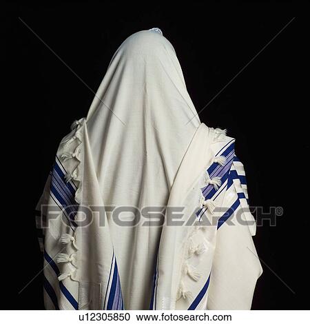 Stock Image - Judaica symbol - Prayer Shawl - Tallit. Fotosearch