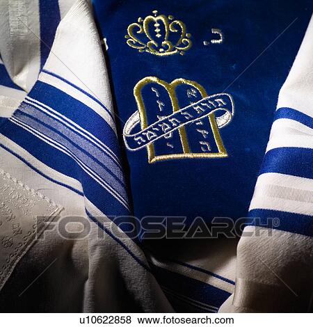 Stock Photo - Judaica symbol - Prayer Shawl - Tallit. Fotosearch