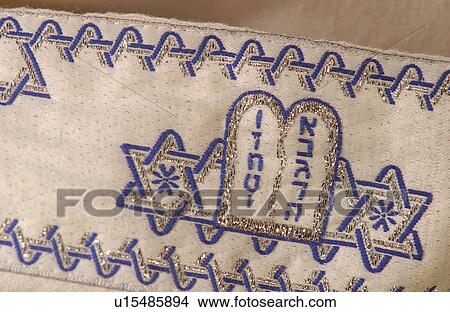 Picture - Prayer Shawl - Talis. Fotosearch