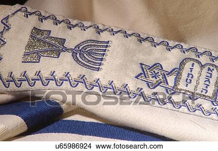 Picture - Prayer Shawl - Talis. Fotosearch