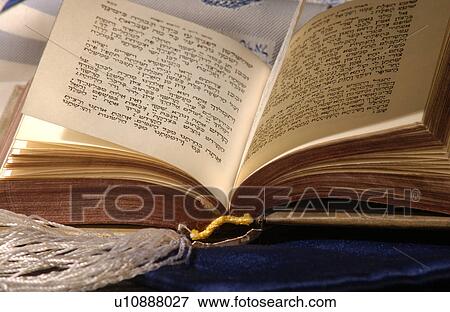 Jewish Prayerbook - Sidur View Large Photo Image Stock Photo - Jewish Prayerbook - Sidur. Fotosearch