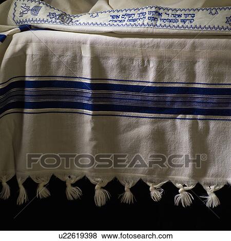 Judaica symbol - Prayer Shawl - Tallit View Large Photo Image Stock Photo - Judaica symbol - Prayer Shawl - Tallit. Fotosearch