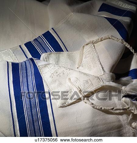 Judaica symbol - Prayer Shawl - Tallit View Large Photo Image Stock Photograph - Judaica symbol - Prayer Shawl - Tallit. Fotosearch