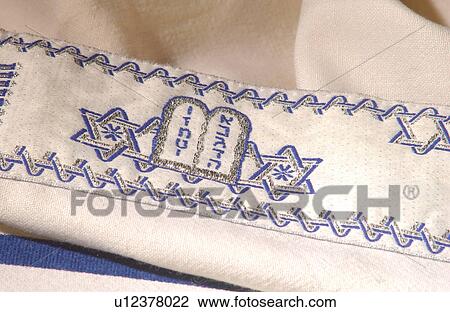 Stock Image - Prayer Shawl - Talis. Fotosearch