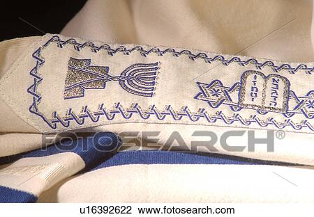 Stock Image - Prayer Shawl - Talis. Fotosearch
