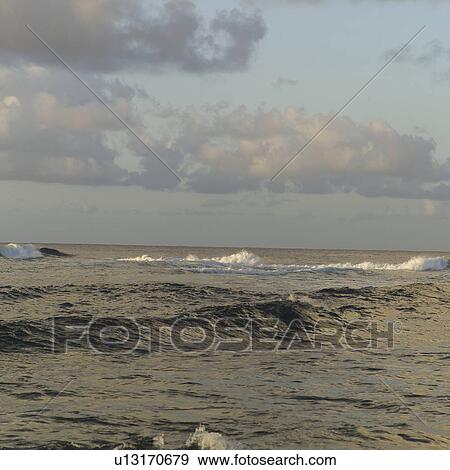 Hawaiian Islands of Molokai and Kauai - Ocean Views View Large Photo Image Stock Photo - Hawaiian Islands of Molokai and Kauai - Ocean Views. Fotosearch
