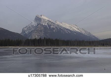 Vermillion Lake, Alberta, Canada View Large Photo Image Stock Photo - Vermillion Lake, Alberta, Canada. Fotosearch