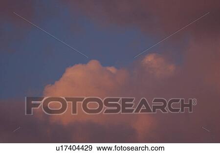 Stock Photo - Cloud formations in the sky. Fotosearch