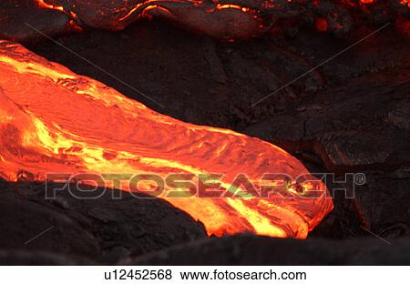 Lava flow - Volcano National Park - Hawaii View Large Photo Image Stock Photo - Lava flow - Volcano National Park - Hawaii. Fotosearch