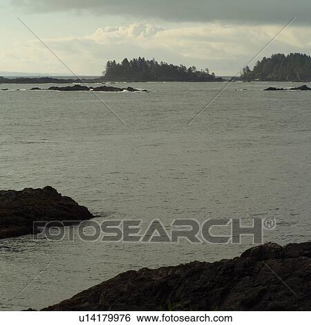 Stock Photograph - Broken Islands, Pacific Rim Park, Vancouver Island, Canada. Fotosearch