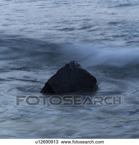 Stock Image - Hawaiian Islands of Molokai and Kauai - Ocean Views. Fotosearch