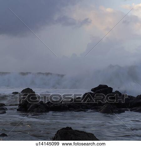 Hawaiian Islands of Molokai and Kauai - Ocean Views View Large Photo Image Stock Photo - Hawaiian Islands of Molokai and Kauai - Ocean Views. Fotosearch