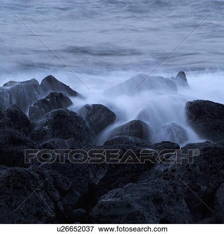 Hawaiian Islands of Molokai and Kauai - Ocean Views View Large Photo Image Stock Photo - Hawaiian Islands of Molokai and Kauai - Ocean Views. Fotosearch