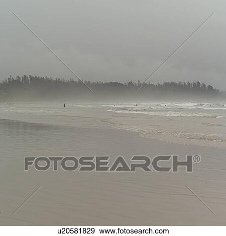 Stock Photo - Long Beach, Pacific Rim Park, Vancouver Island, Canada. Fotosearch