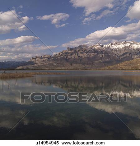 Stock Photography - Lake in the Rocky Mountains. Fotosearch
