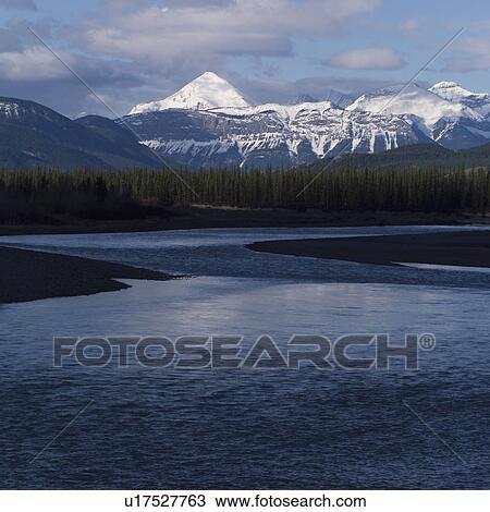 Stock Image - Rocky Mountain landscape. Fotosearch