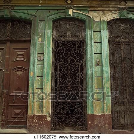 Stock Photography - Arched doors of a building. Fotosearch