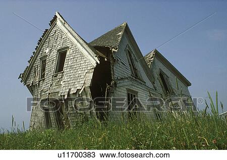 Falling Down House View Large Photo Image Stock Image - Falling Down House. Fotosearch