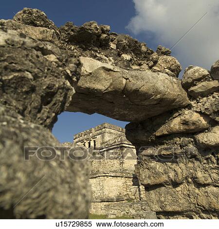 Mayan Ruins View Large Photo Image Stock Photography - Mayan Ruins. Fotosearch