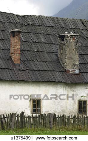 Wooden fence around a country home in Slovenia View Large Photo Image Stock Image - Wooden fence around a country home in Slovenia. Fotosearch