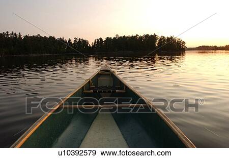 Stock Photo - Canoe Trip - Lake of the Woods. Fotosearch