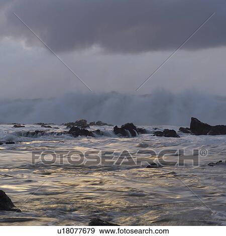 Hawaiian Islands of Molokai and Kauai - Ocean Views View Large Photo Image Stock Photo - Hawaiian Islands of Molokai and Kauai - Ocean Views. Fotosearch