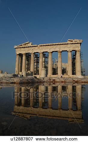 Acropolis Reflection View Large Photo Image Stock Photo - Acropolis Reflection. Fotosearch
