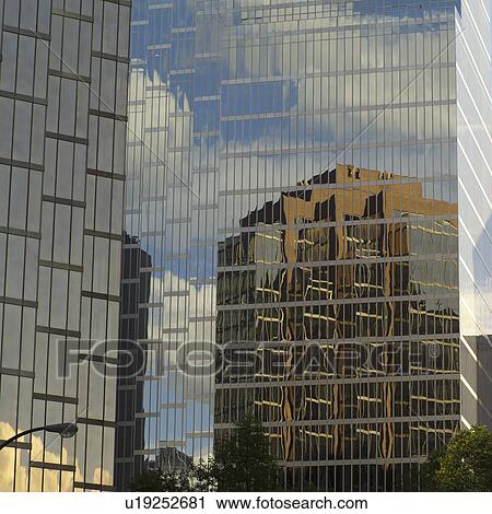 Stock Image - Building Reflection. Fotosearch