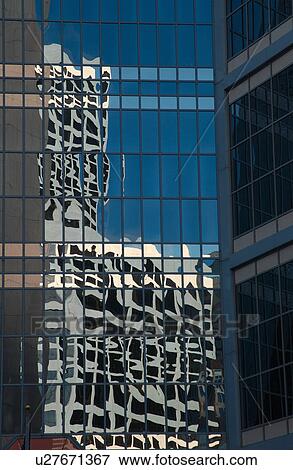 Stock Photo - Building Reflection. Fotosearch