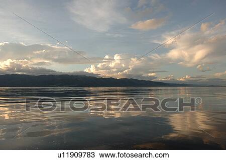 Stock Image - Landscape Myanmar - Inle Lake. Fotosearch