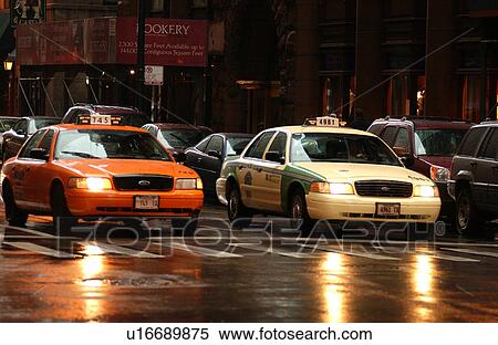 View of traffic on the street of Chicago View Large Photo Image Stock Photography - View of traffic on the street of Chicago. Fotosearch