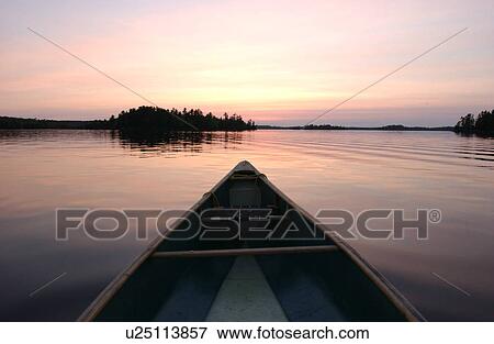 Canoe Trip - Lake of the Woods View Large Photo Image Stock Photo - Canoe Trip - Lake of the Woods. Fotosearch