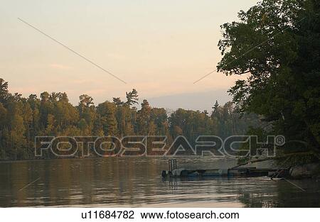 Stock Image - Lake of the Woods - Ontario, Canada. Fotosearch