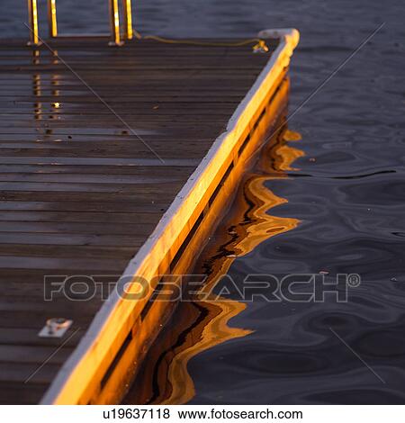 Painted pier on Lake of the woods, Ontario, Canada View Large Photo Image Stock Photo - Painted pier on Lake of the woods, Ontario, Canada. Fotosearch