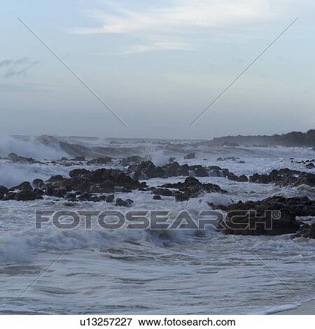 Hawaiian Islands of Molokai and Kauai - Ocean Views View Large Photo Image Stock Photo - Hawaiian Islands of Molokai and Kauai - Ocean Views. Fotosearch