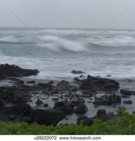 Hawaiian Islands of Molokai and Kauai - Ocean Views View Large Photo Image Stock Image - Hawaiian Islands of Molokai and Kauai - Ocean Views. Fotosearch