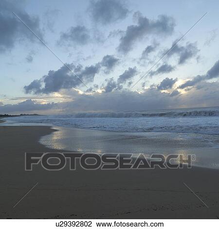 Stock Image - Hawaiian Islands of Molokai and Kauai - Ocean Views. Fotosearch