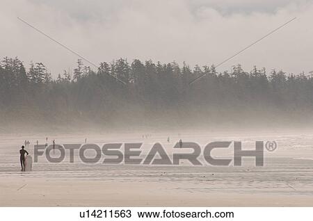 Stock Image - Long Beach, Pacific Rim National Park, Vancouver Island, Canada. Fotosearch