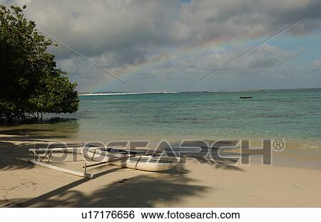 Panoramic view of the ocean from the beach, Moorea, Tahiti, French Polynesia, South Pacific View Large Photo Image Stock Photograph - Panoramic view of the ocean from the beach, Moorea, Tahiti, French Polynesia, South Pacific. Fotosearch