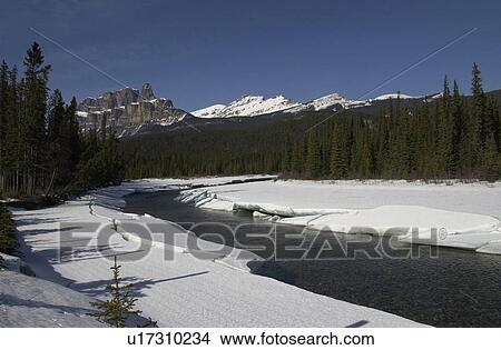 Picture - Bow Valley - Banff, Alberta, Canada. Fotosearch
