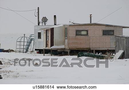 Churchill Northern Manitoba town and surroundings House View Large Photo Image Picture - Churchill Northern Manitoba town and surroundings House. Fotosearch