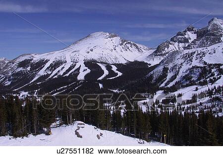 Sunshine Mountain Ski Resort - Banff, Alberta, Canada View Large Photo Image Stock Image - Sunshine Mountain Ski Resort - Banff, Alberta, Canada. Fotosearch