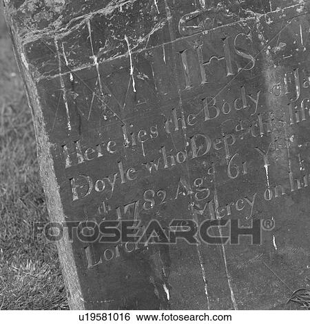 Stock Photograph - Celtic Cemetery. Fotosearch