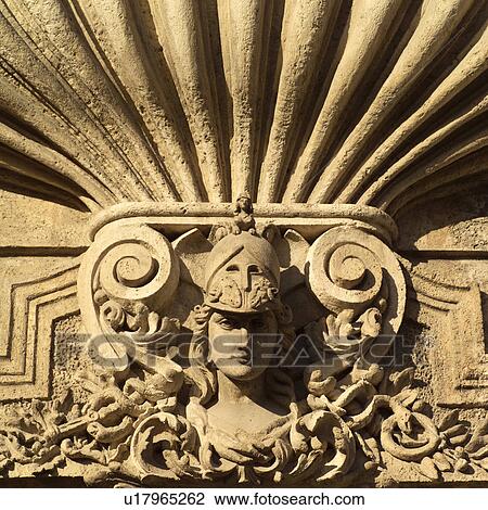 Stone carvings on a building View Large Photo Image Stock Image - Stone carvings on a building. Fotosearch