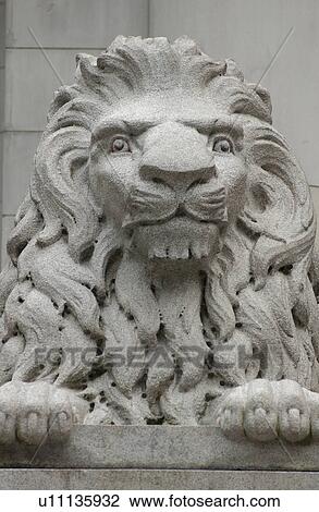Stone Lion View Large Photo Image Stock Image - Stone Lion. Fotosearch